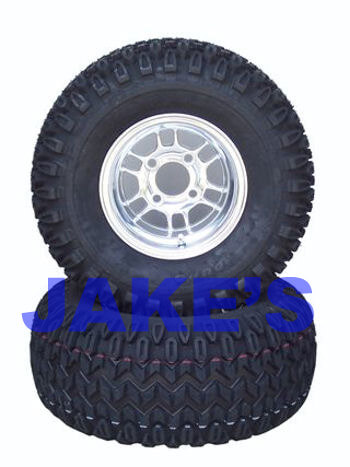22x11x10 Duro Desert Tire on 10x7 Polished Aluminum E-Series!