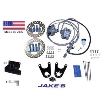 JakesLiftKits.com; 2004-08.5  Club Car Precedent - Jakes Hydraulic Front Disc Brake Kit