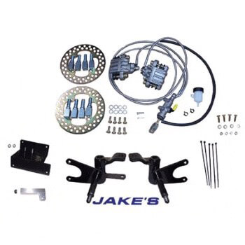 JakesLiftKits.com; 2004-08.5 Club Car Precedent - Jakes Front Disc Brake Kit for Non-Lifted Carts
